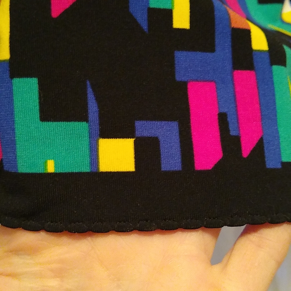 Tahari multicolored empire stretch top, s, nwt - Picture 2 of 7